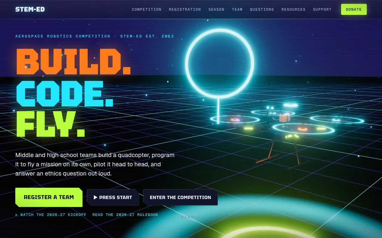 Screenshot of stemed.org