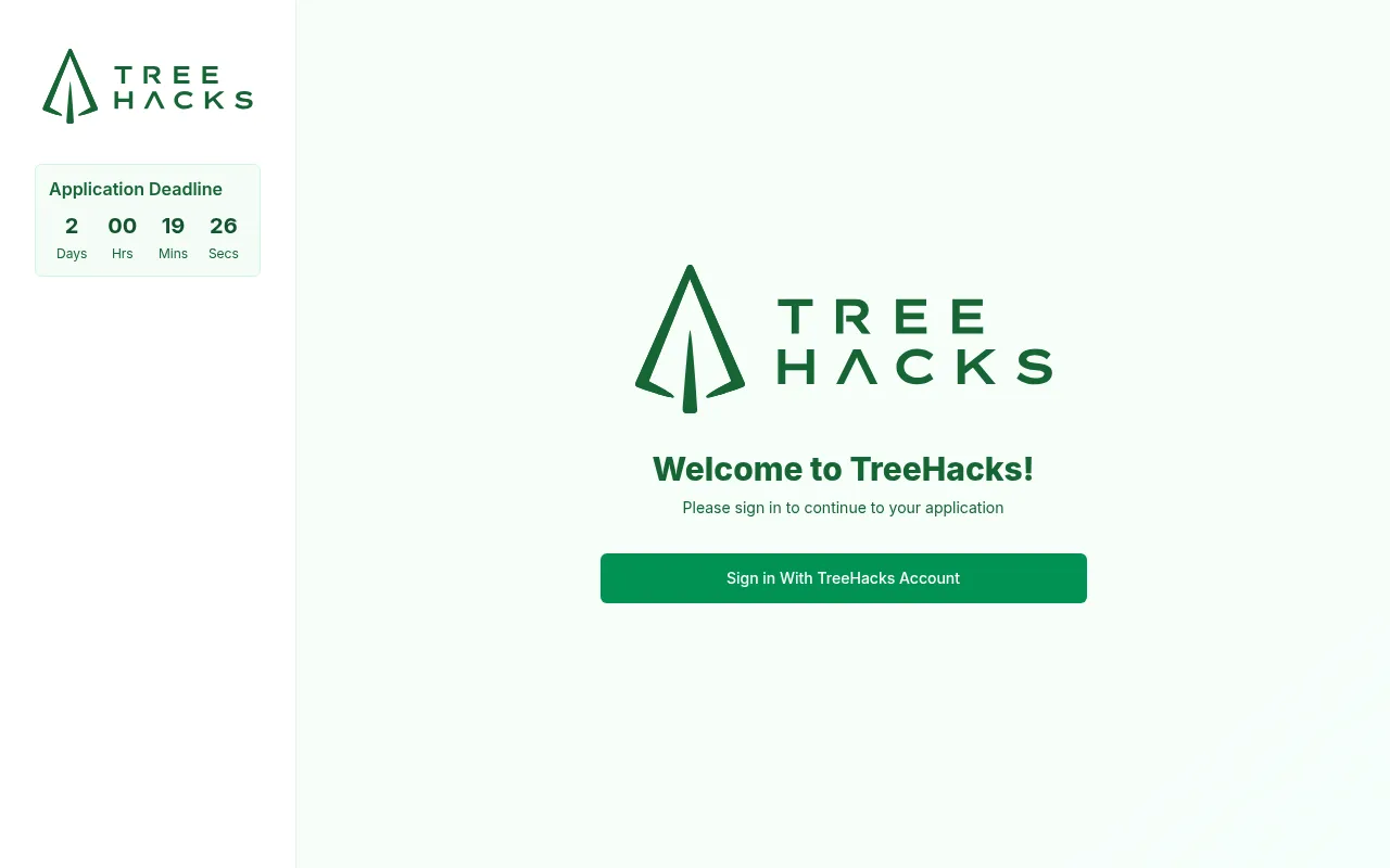 Screenshot of trunk.treehacks.com
