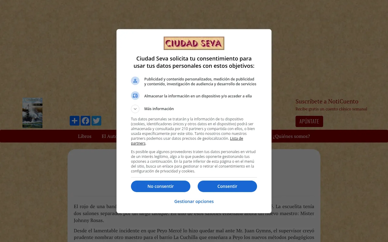 Screenshot of ciudadseva.com