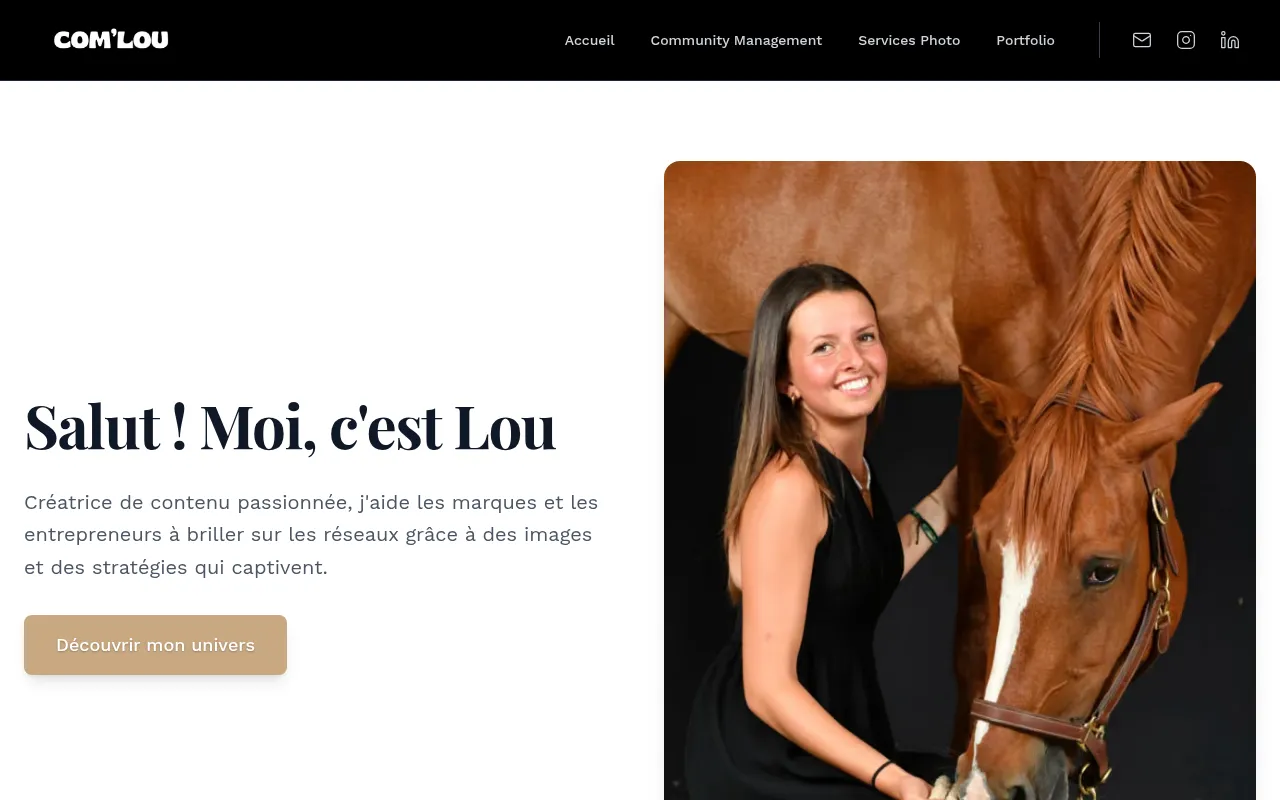 Screenshot of comlou.fr