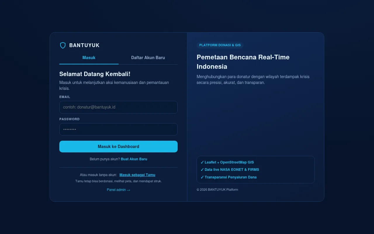 Screenshot of bantuyuk.vercel.app