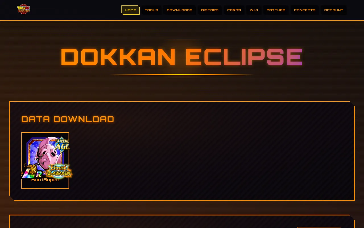 Screenshot of dokkan-eclipse.com