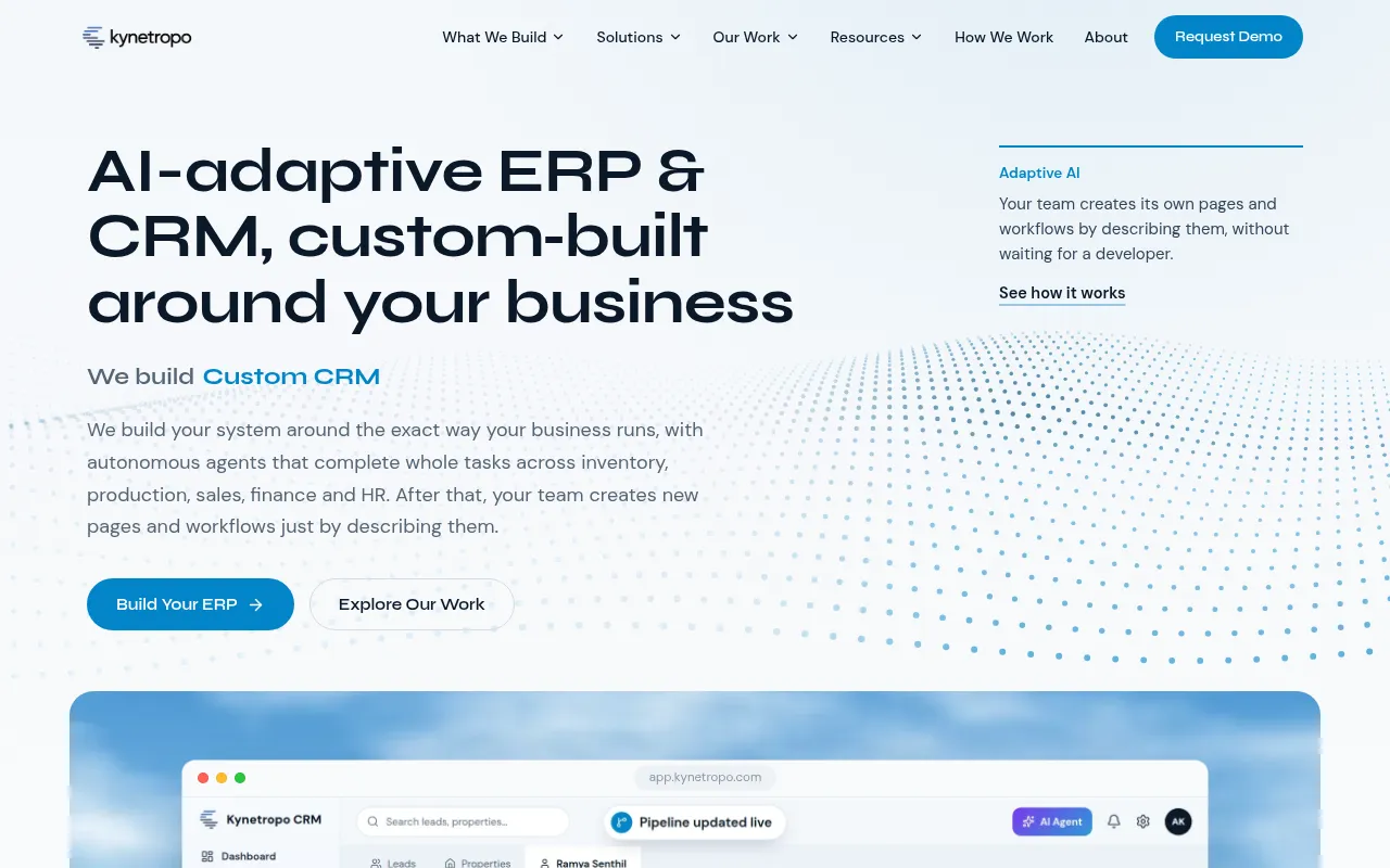 Screenshot of kynetropo.com