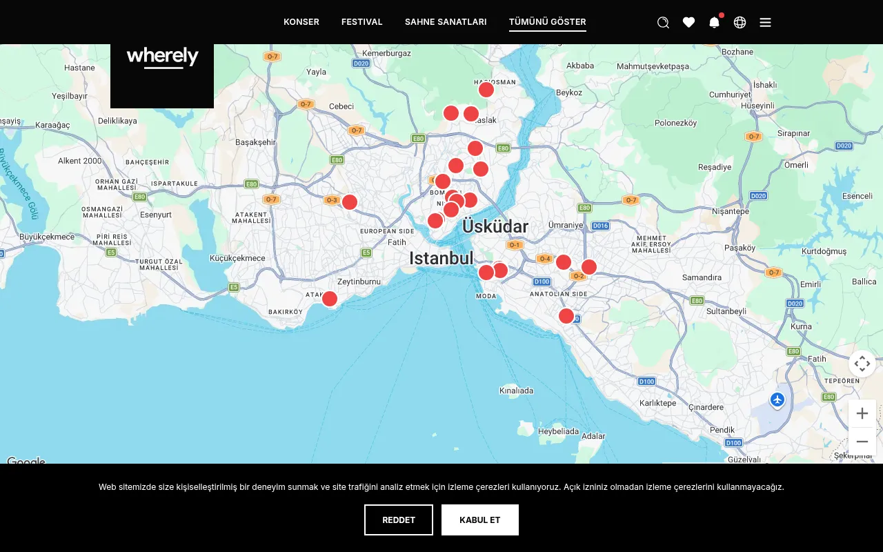 Screenshot of wherely.co