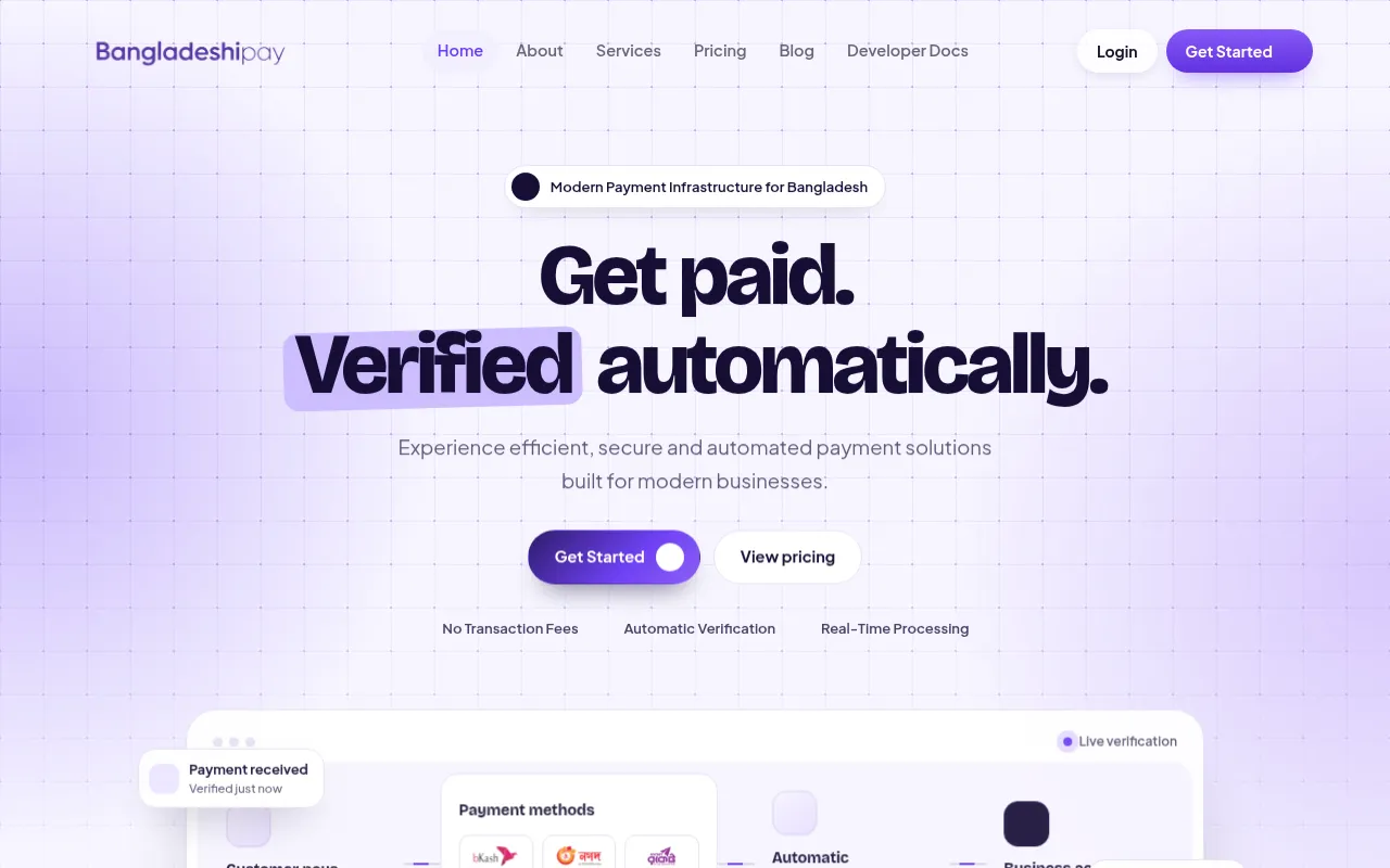 Screenshot of bangladeshipay.com