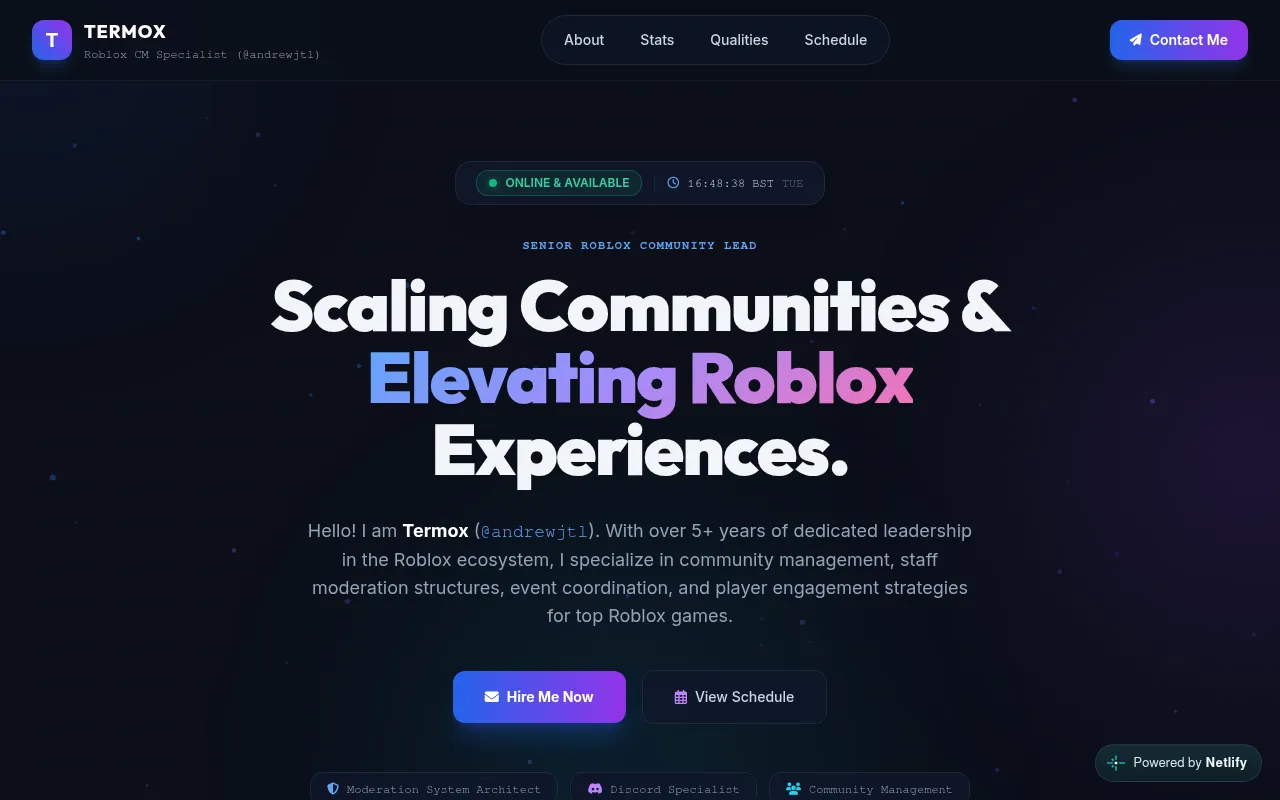 Screenshot of termoxcm.netlify.app