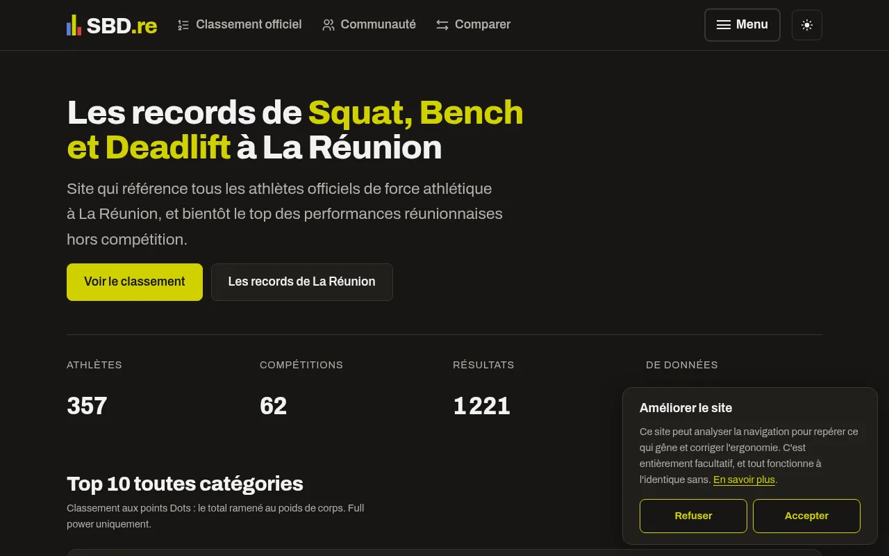 Screenshot of sbd.re
