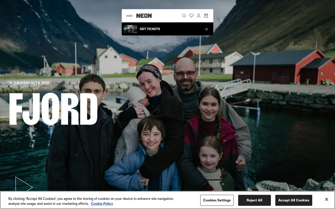 Screenshot of neonrated.com