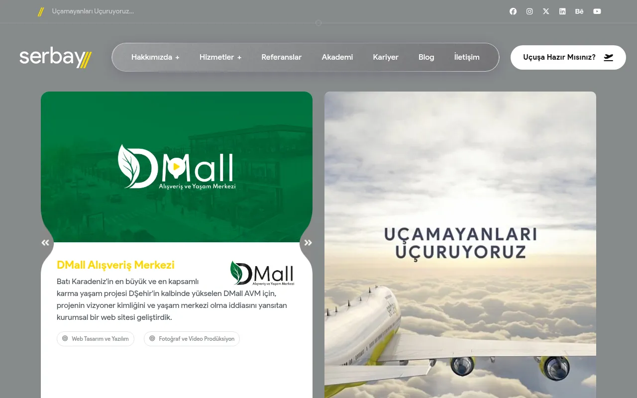 Screenshot of serbay.net