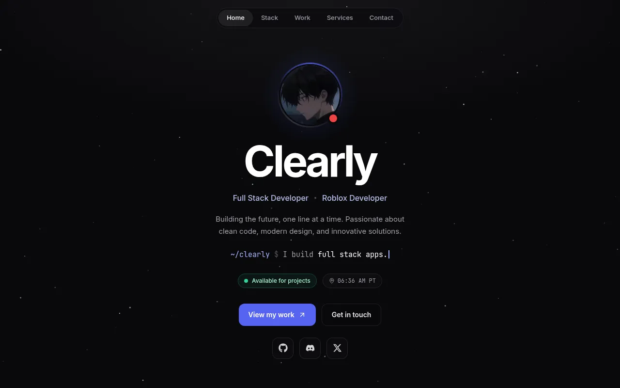 Screenshot of clearlygg.com