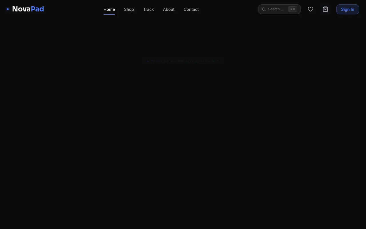 Screenshot of novapad.qzz.io