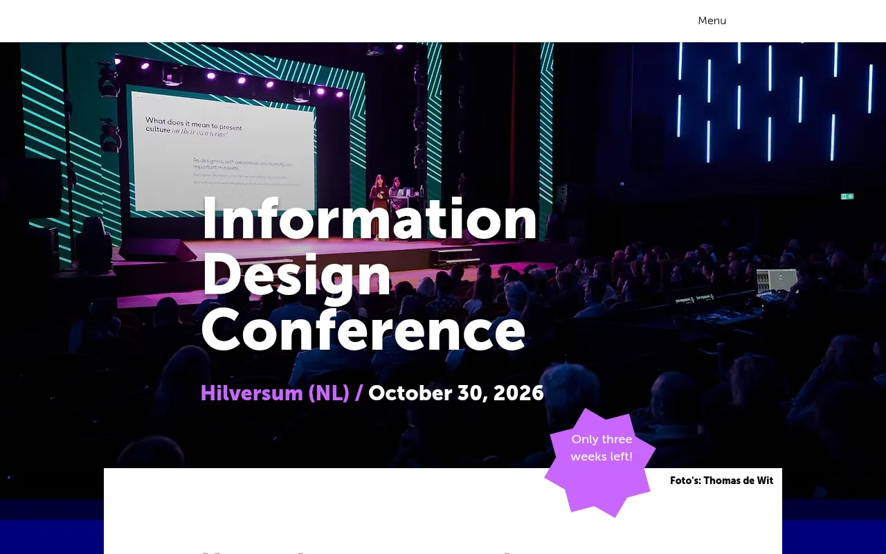 Screenshot of informationdesigncon.eu