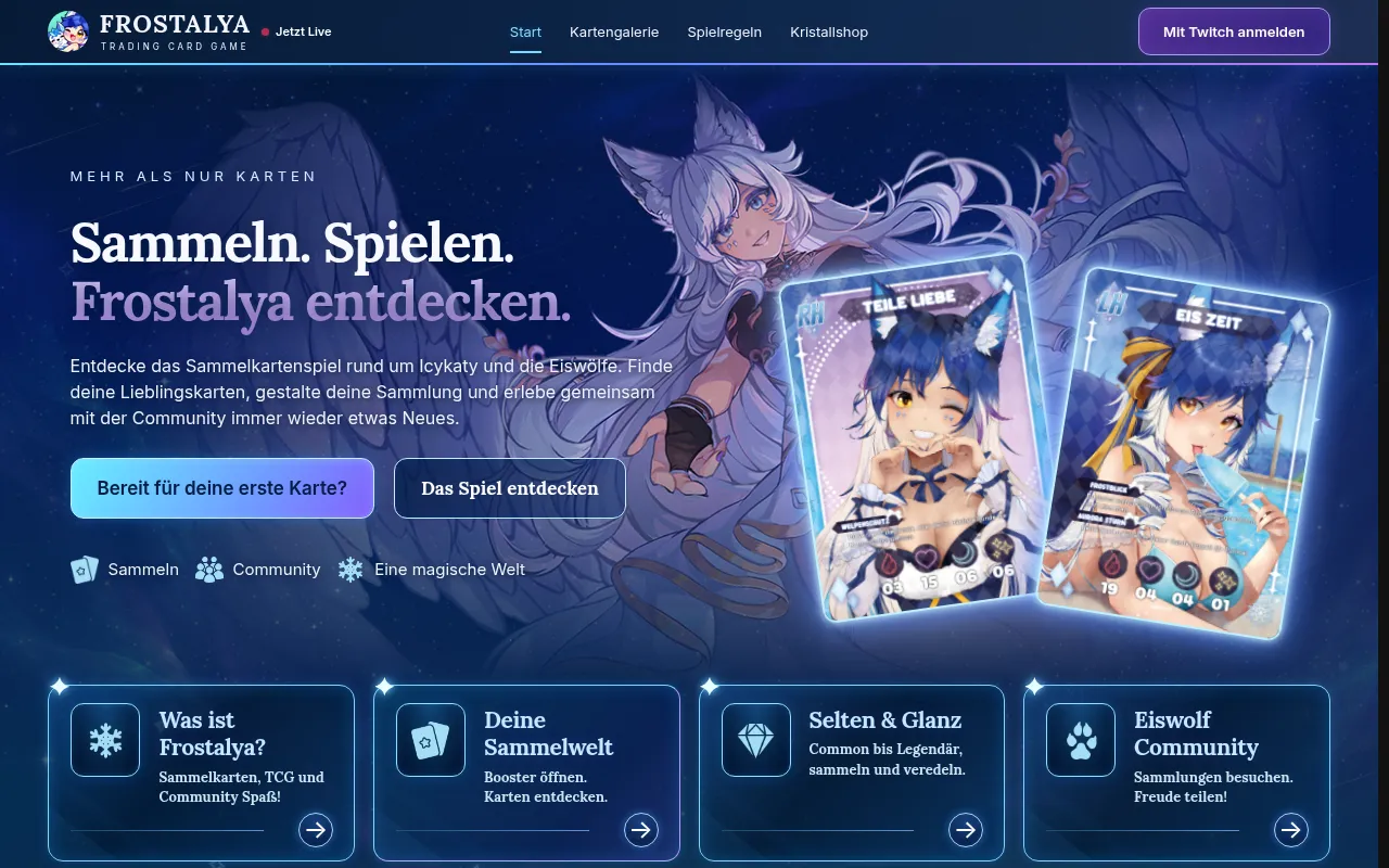 Screenshot of frostalya.de
