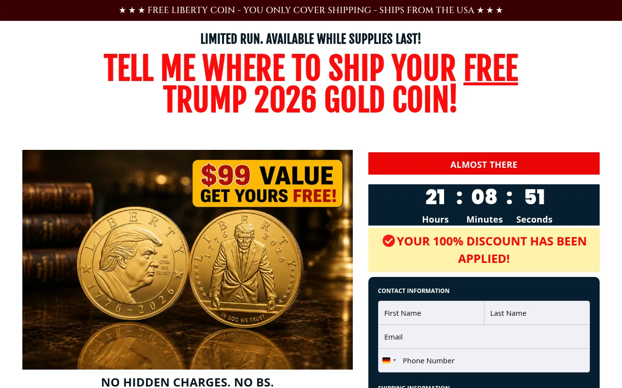 Screenshot of promo.themagastore.net