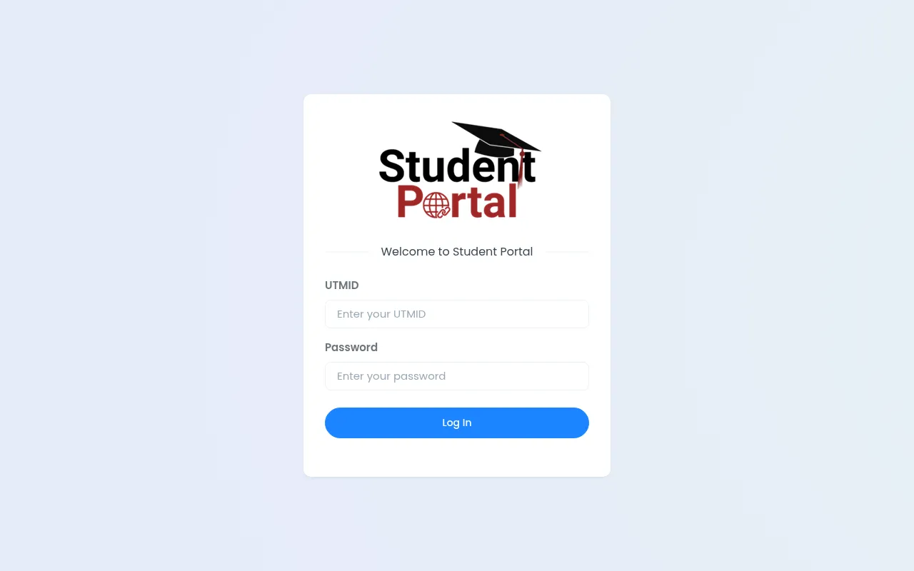 Screenshot of studentportal.utm.my