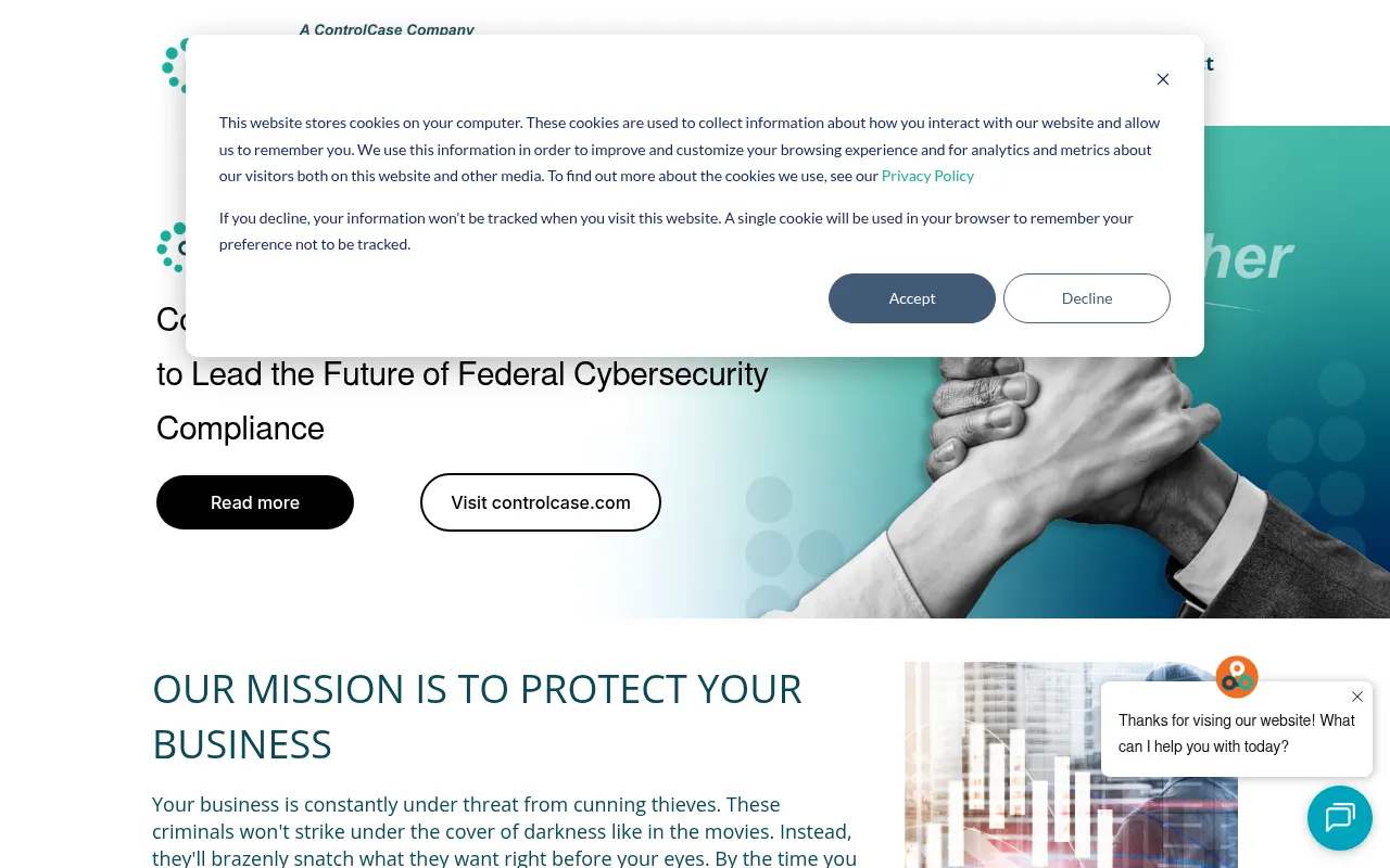 Screenshot of cybernines.com