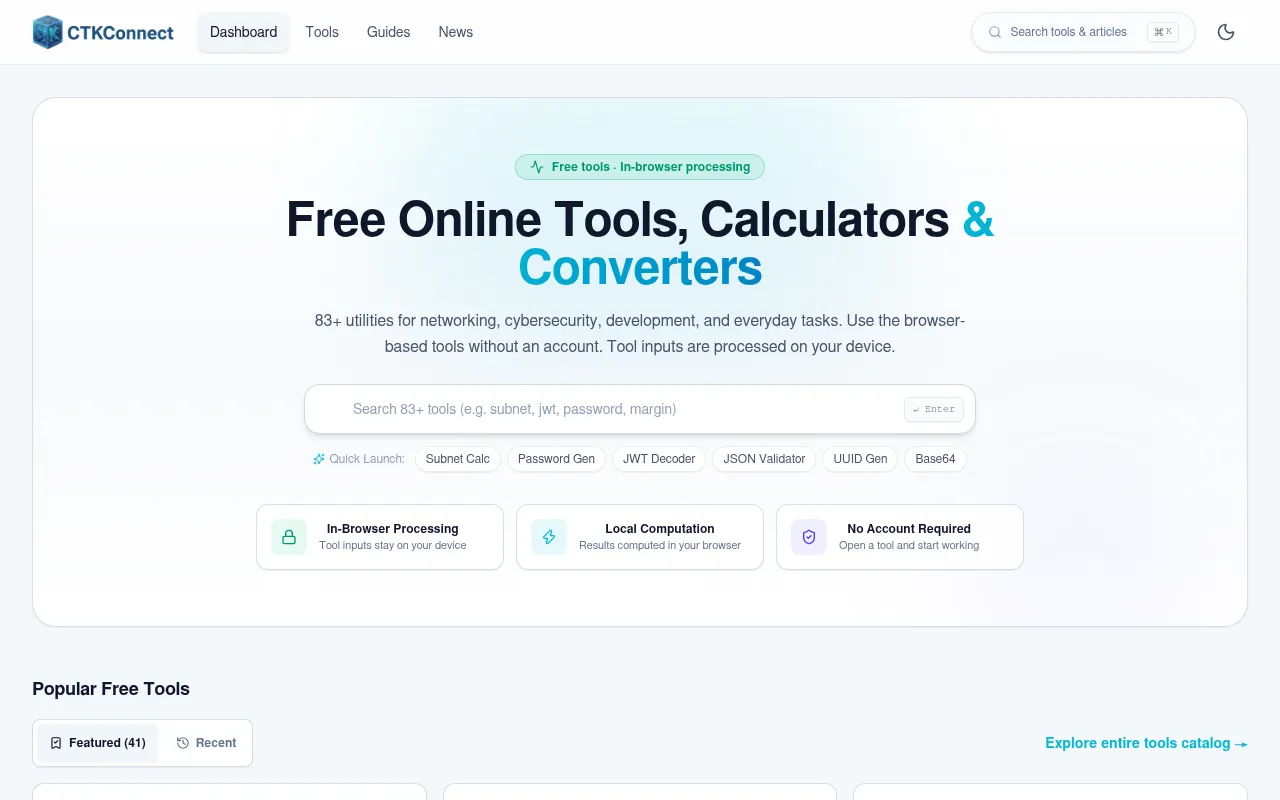 Screenshot of ctkconnect.com
