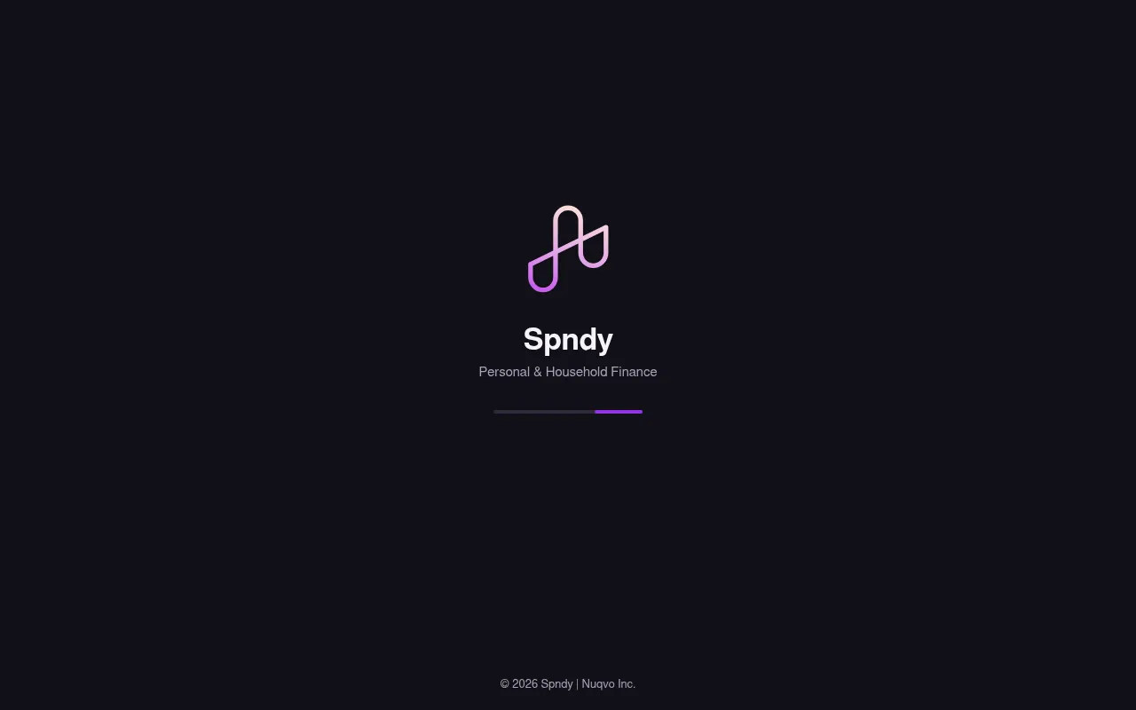 Screenshot of app.getspndy.com