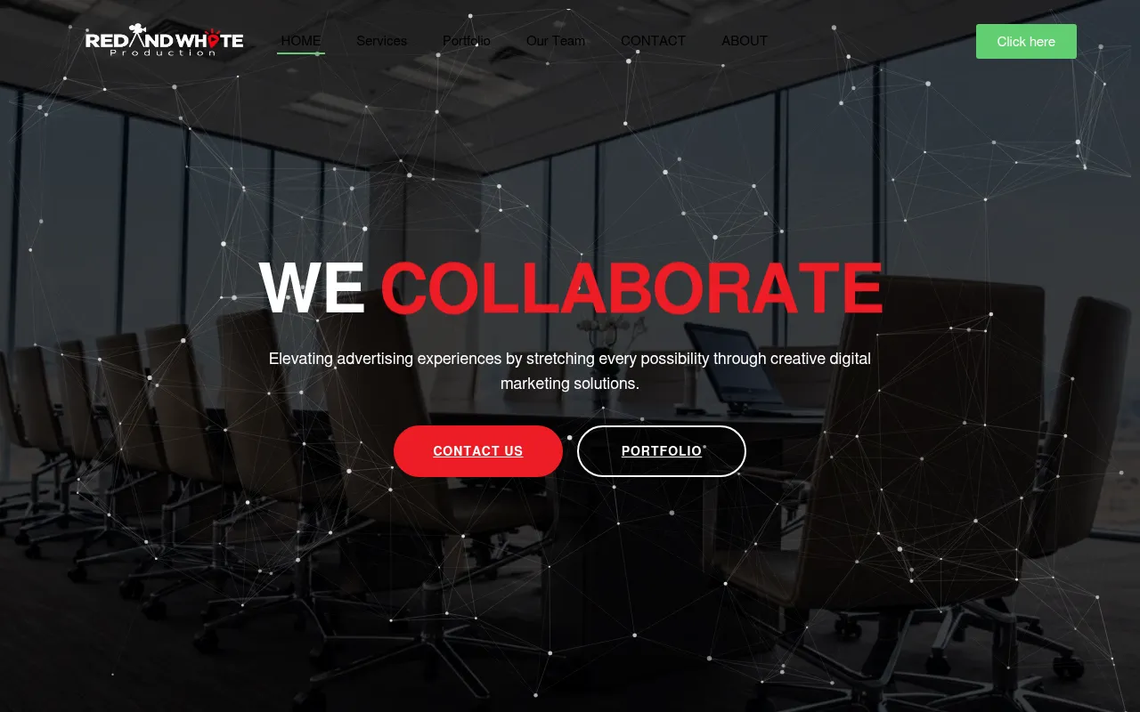 Screenshot of redandwhiteproduction.com