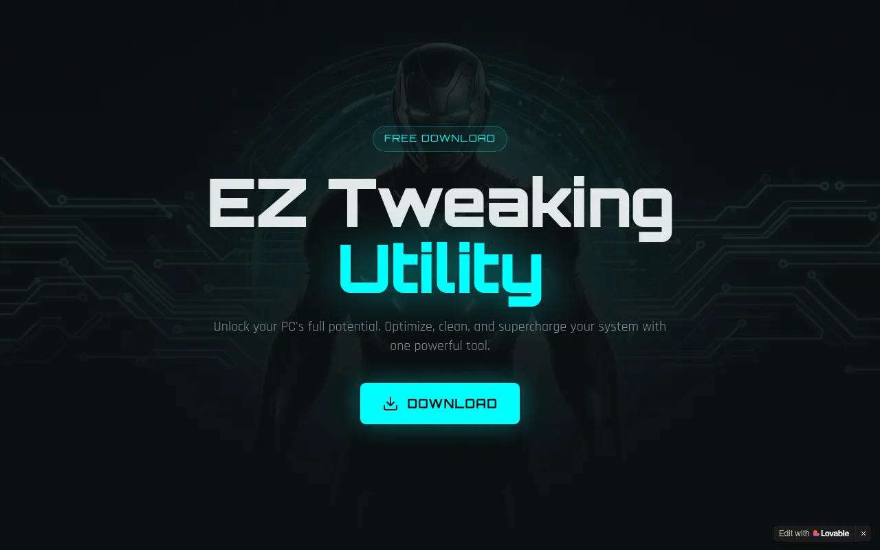 Screenshot of eztweaks.lovable.app