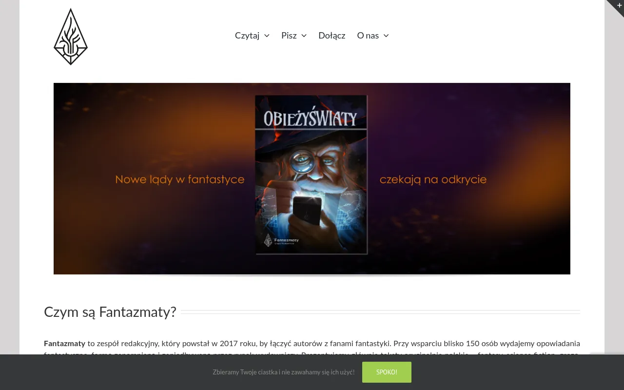 Screenshot of fantazmaty.pl