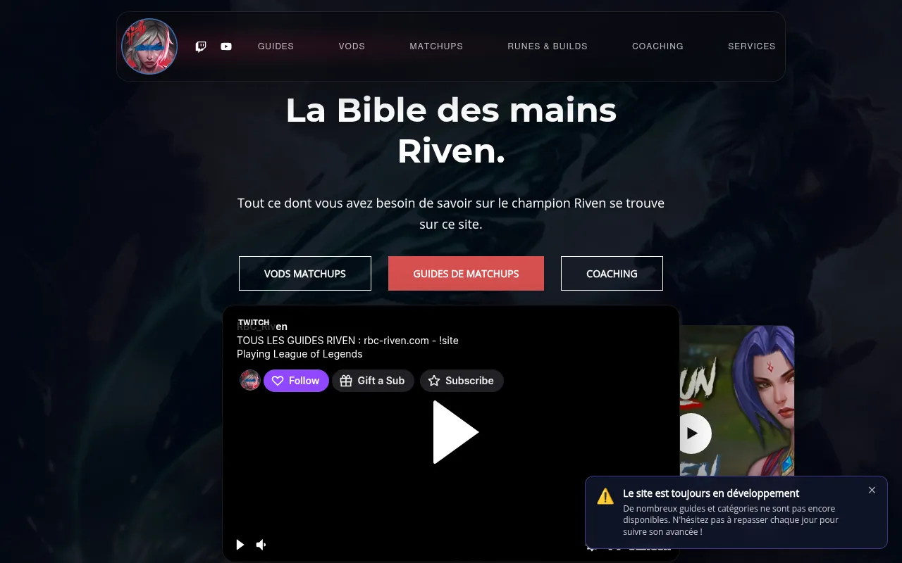Screenshot of rbc-riven.com