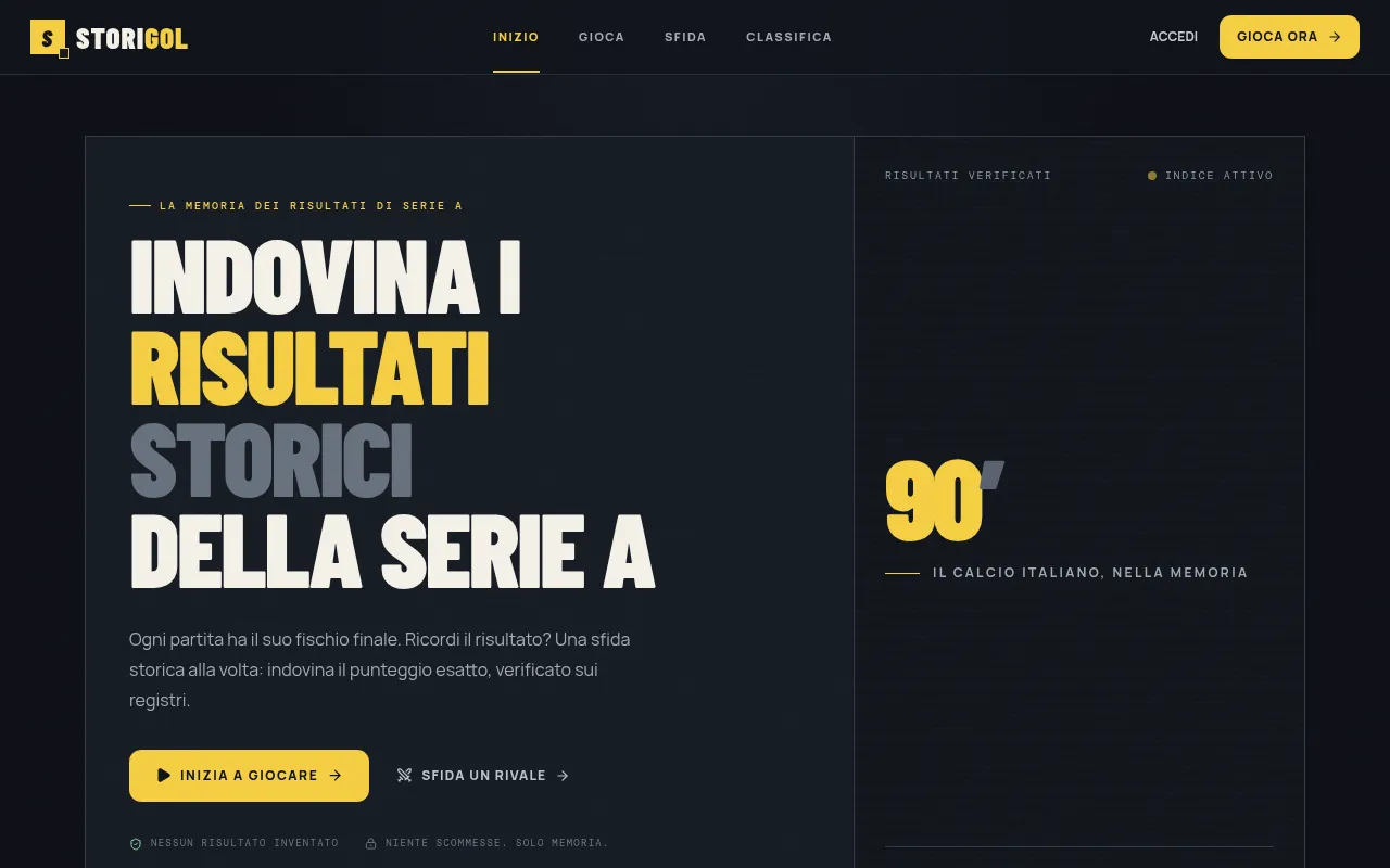 Screenshot of storigol.it