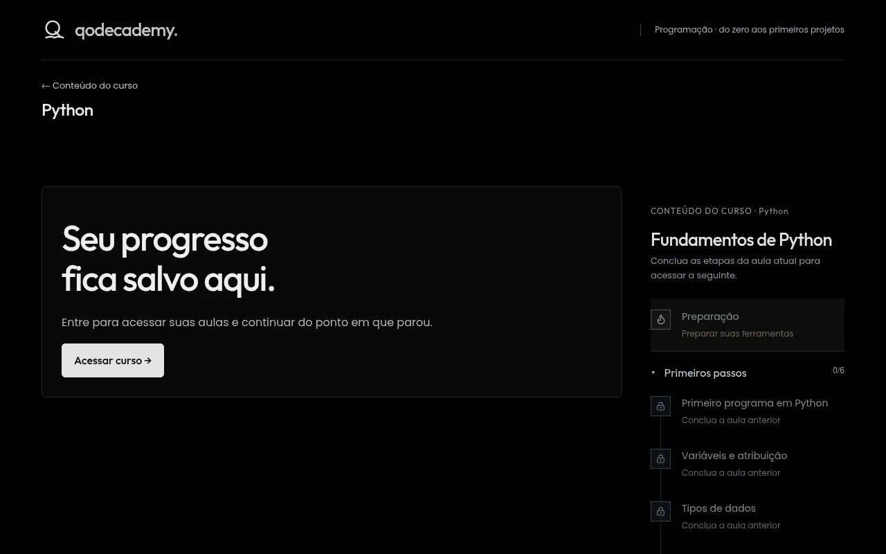Screenshot of qodemy.com.br