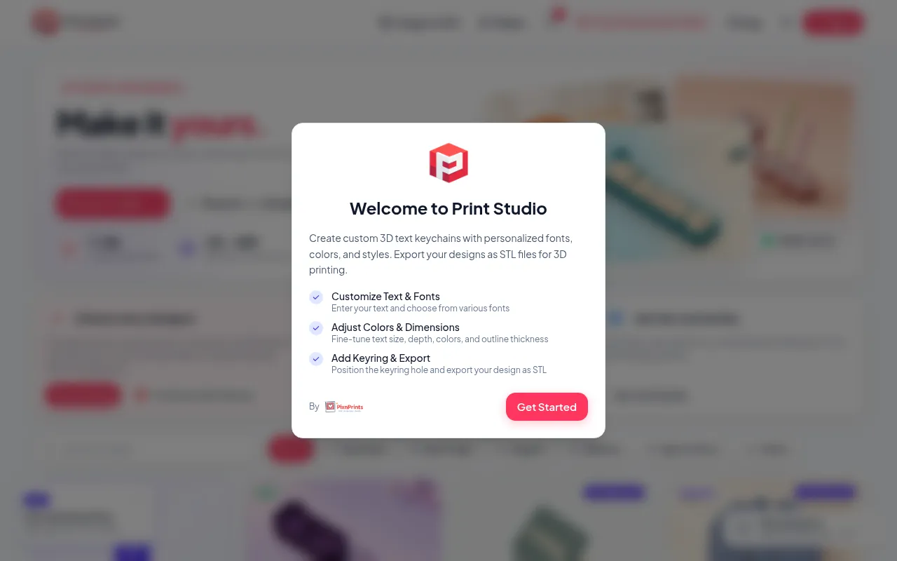 Screenshot of studio.pixnprints.shop