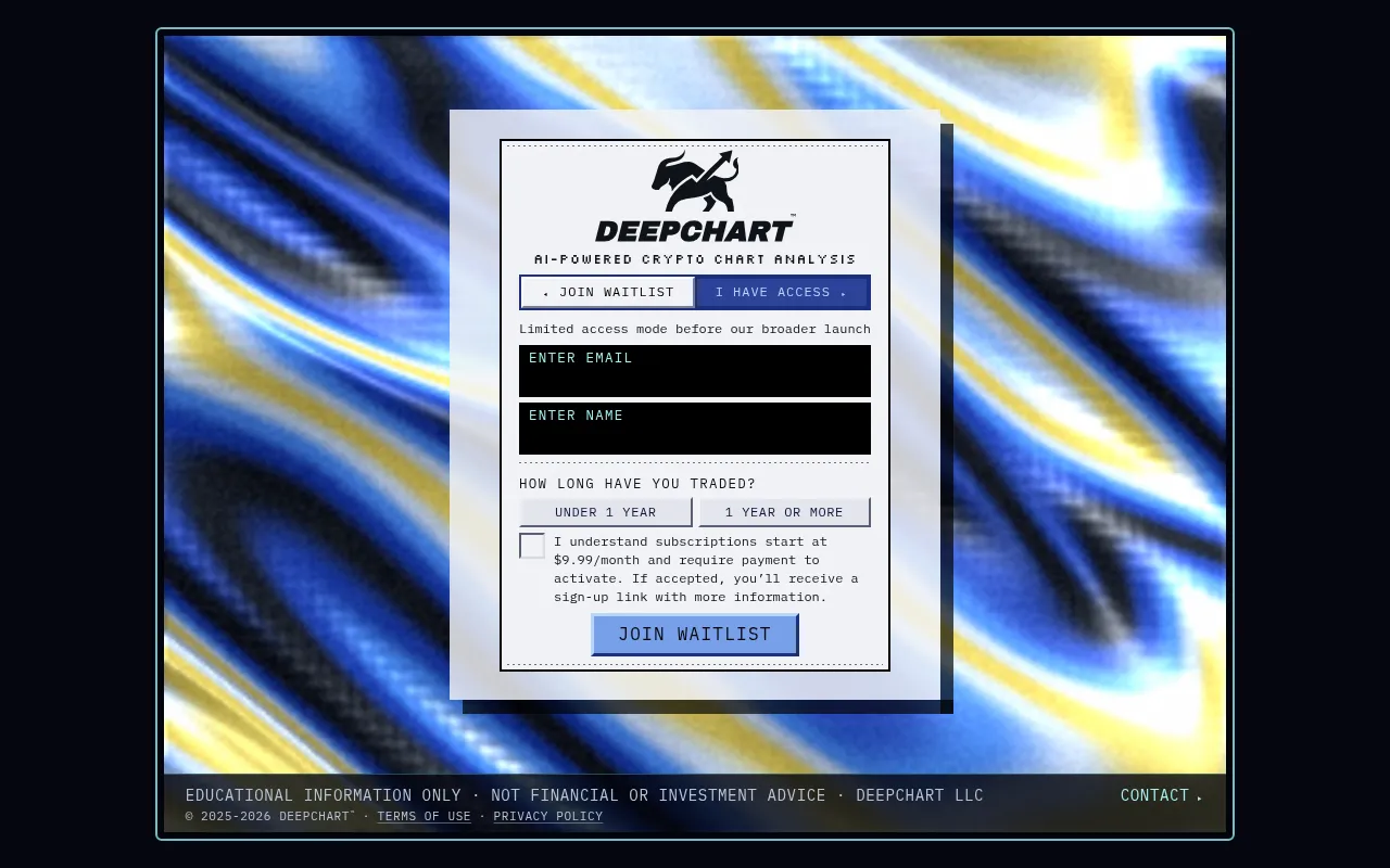 Screenshot of deepchart.com