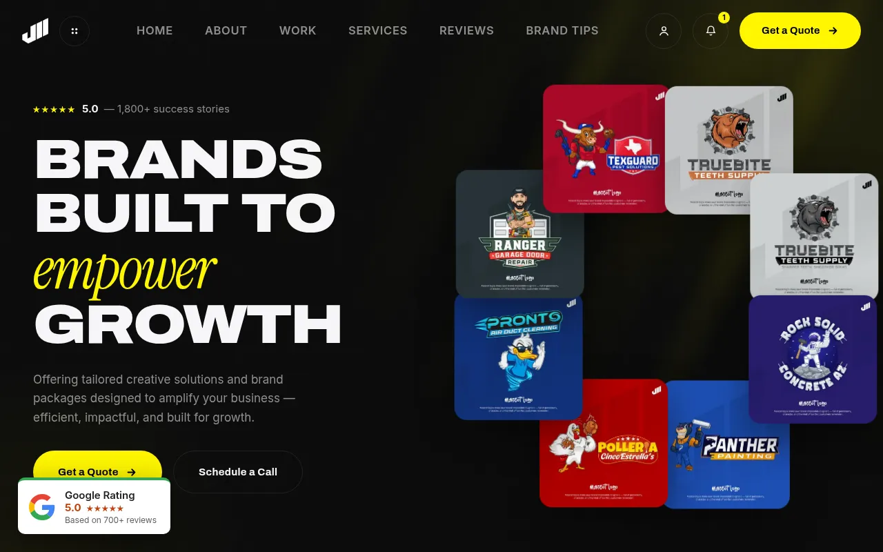 Screenshot of je.design
