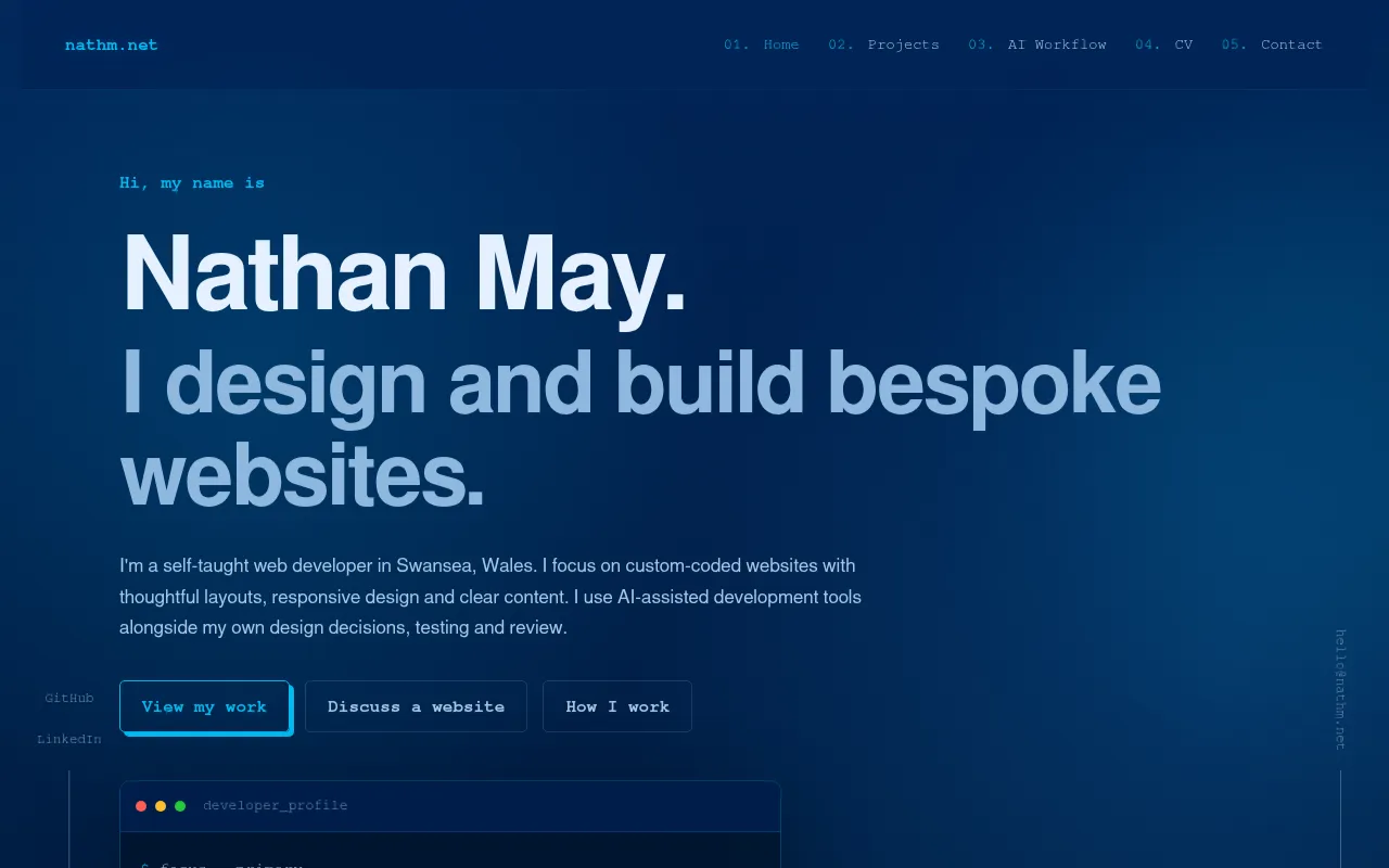 Screenshot of nathm.net
