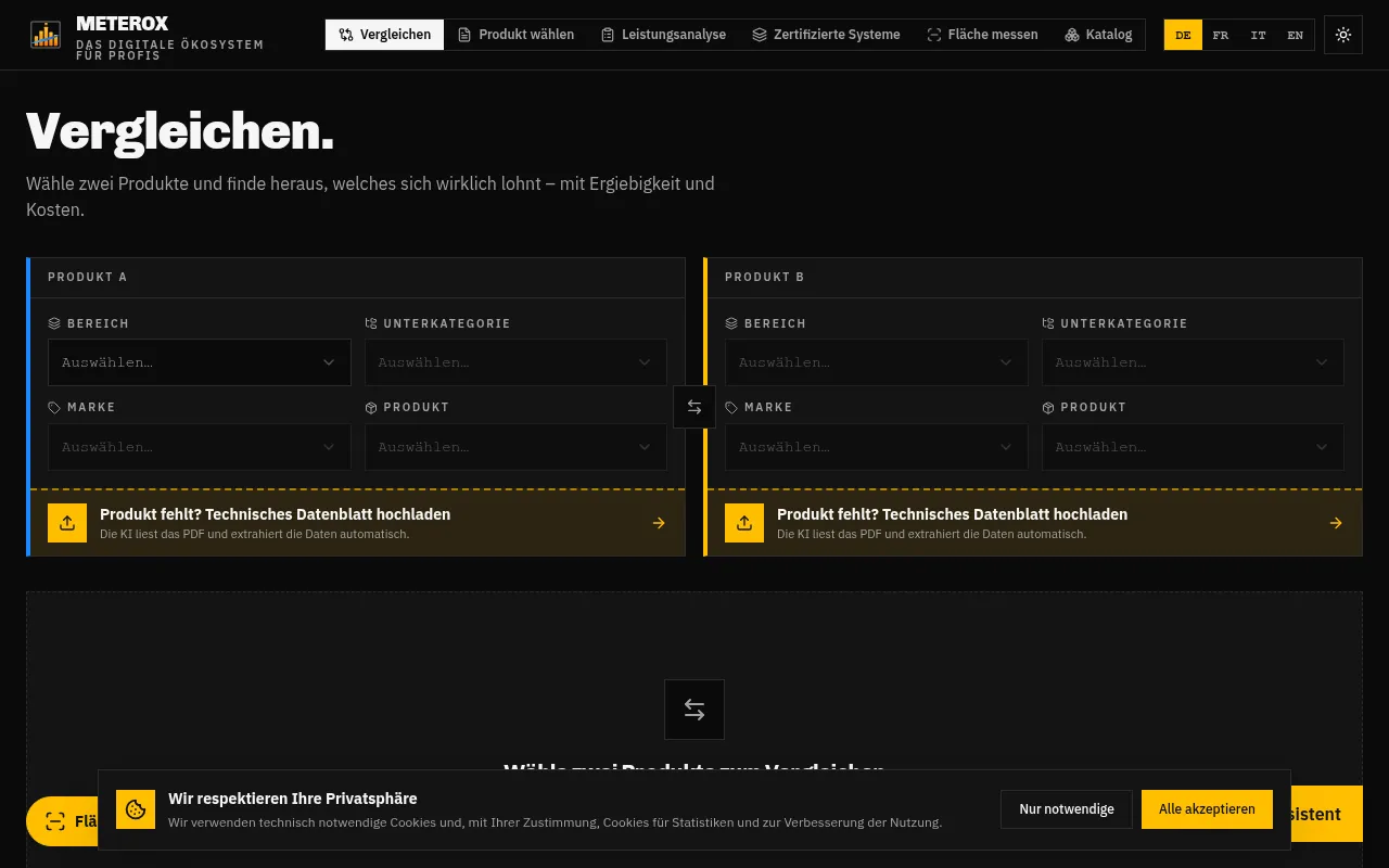 Screenshot of meterox.com