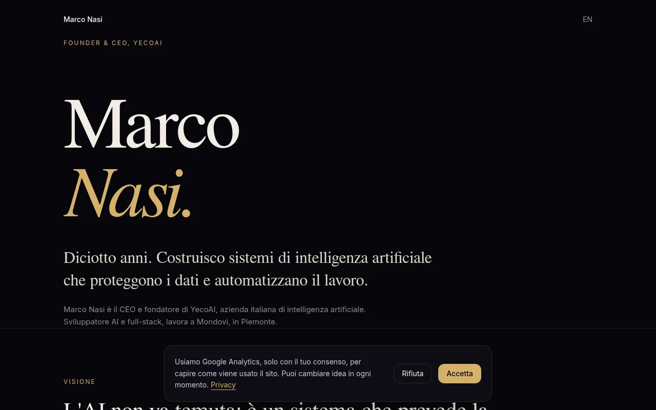 Screenshot of marconasi.it