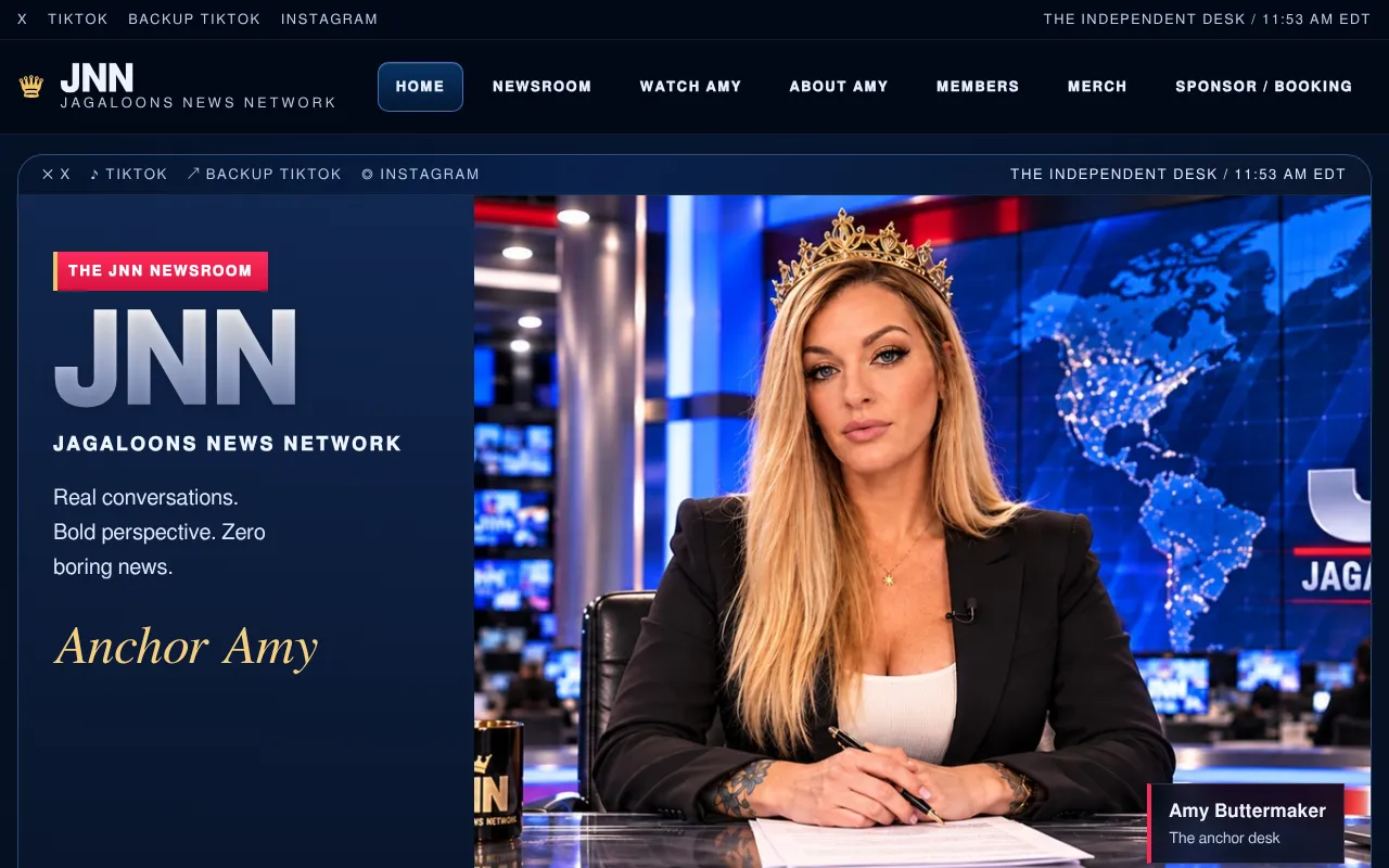 Screenshot of jagaloons.com