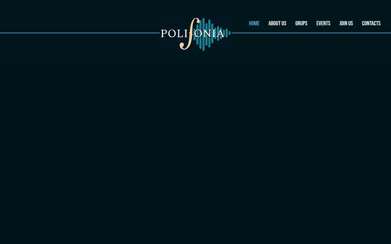 Screenshot of polifoniapolimi.it