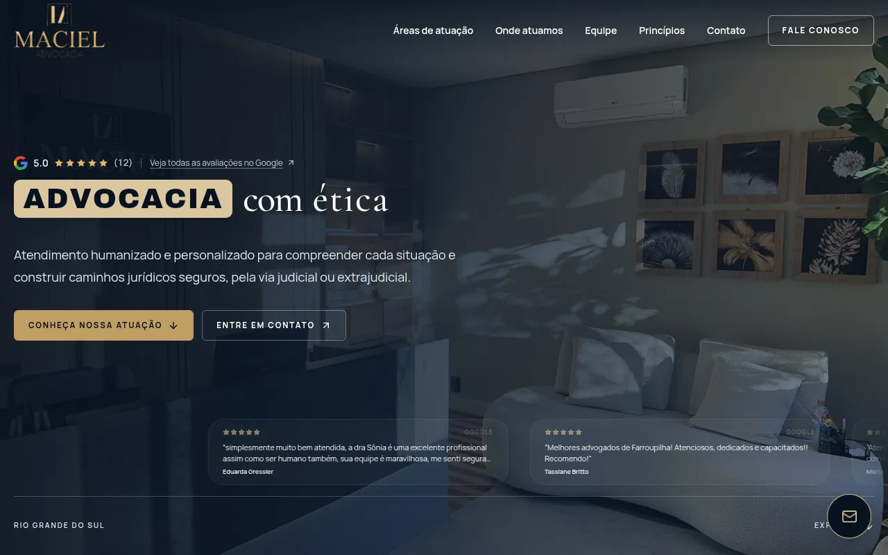 Screenshot of maciel-advocacia-preview.vercel.app