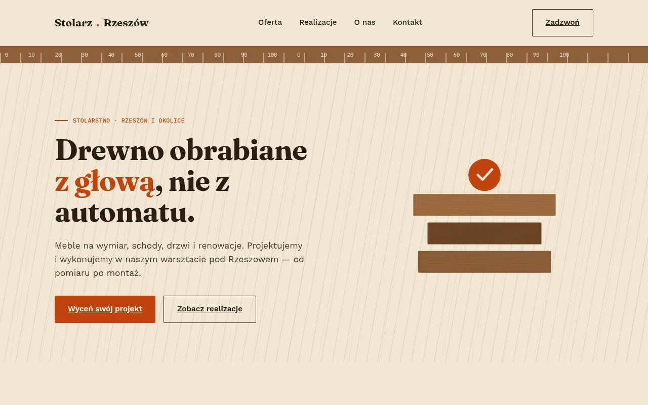 Screenshot of stolarz.rzeszow.pl