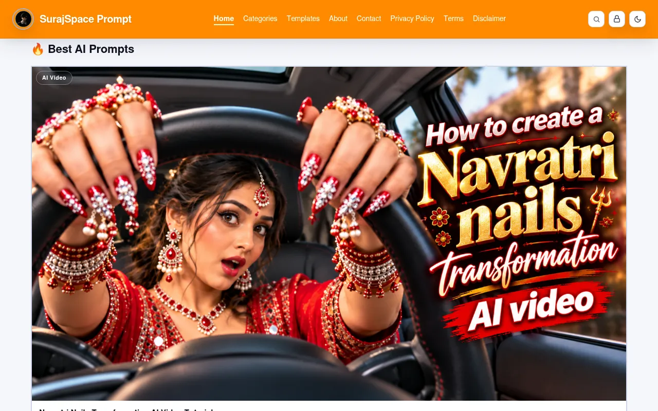 Screenshot of surajspace.in