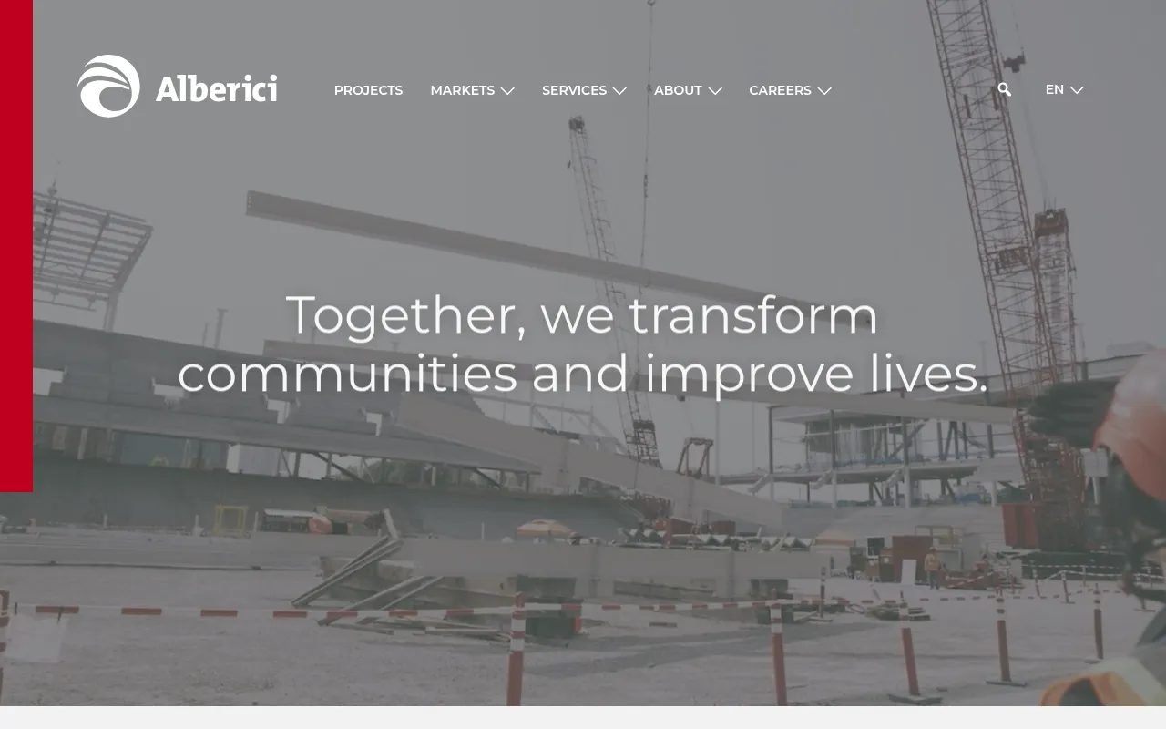 Screenshot of alberici.com