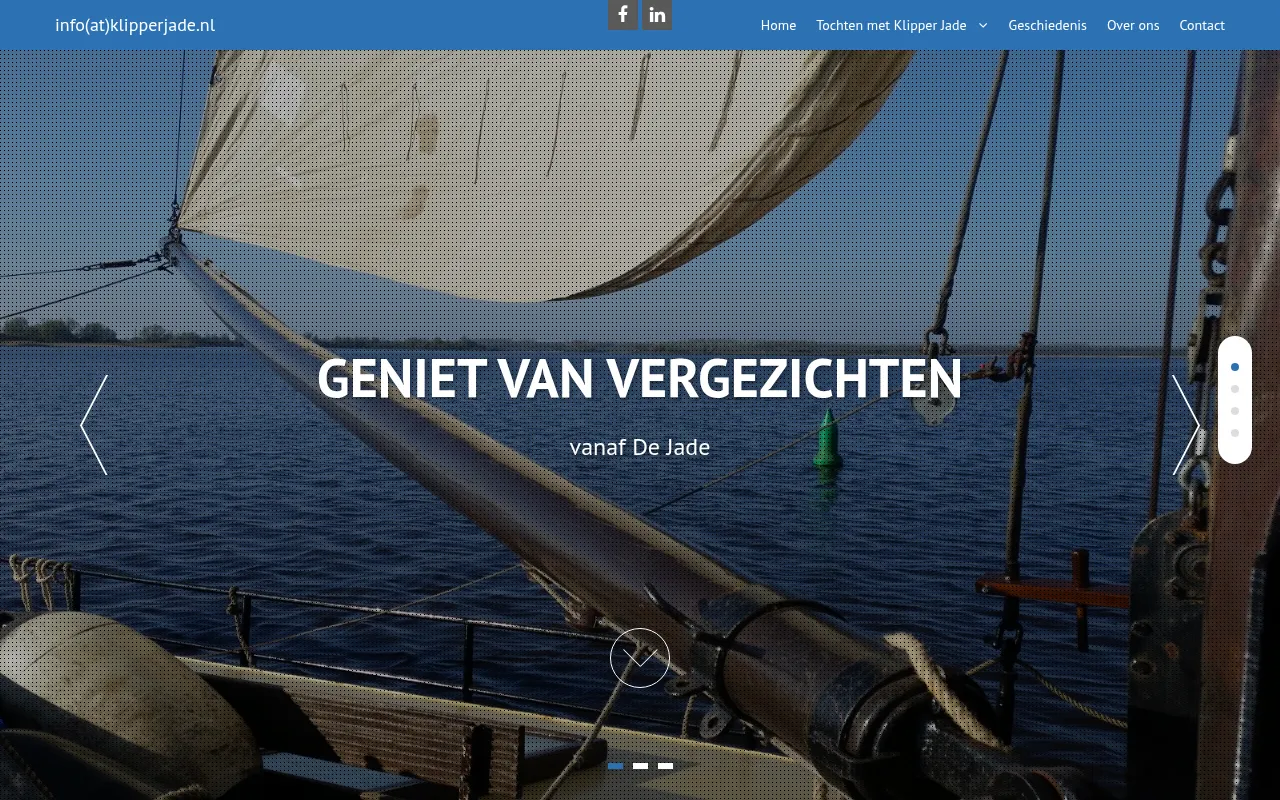 Screenshot of klipperjade.nl
