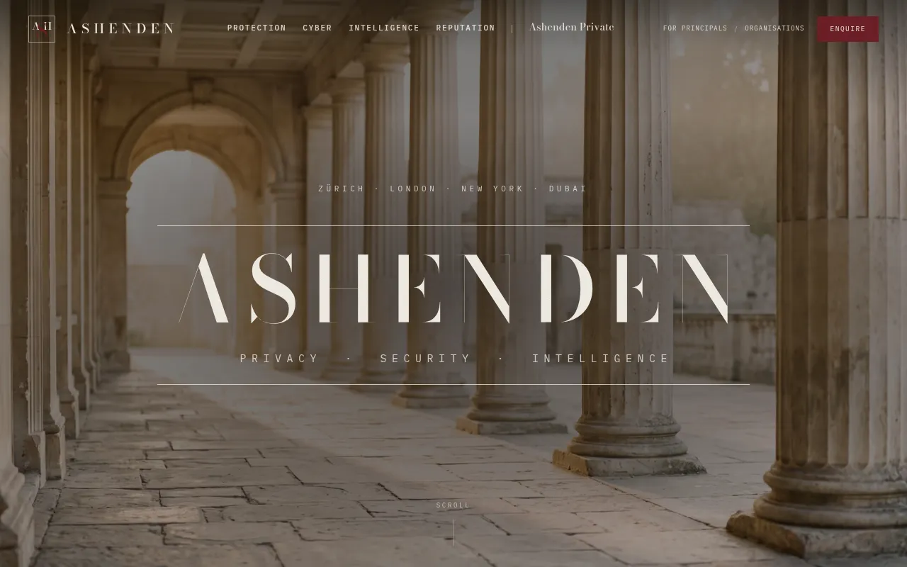 Screenshot of ashendengroup.com