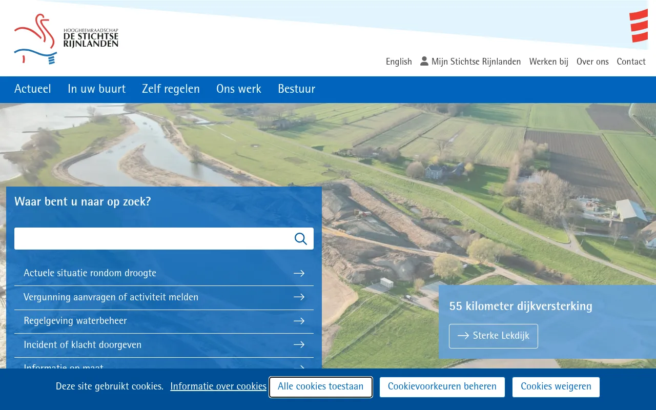 Screenshot of hdsr.nl