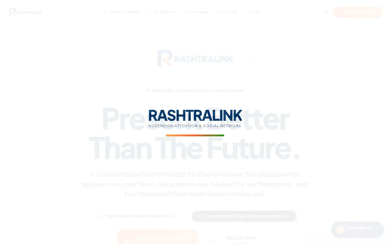 Screenshot of rashtralink.in