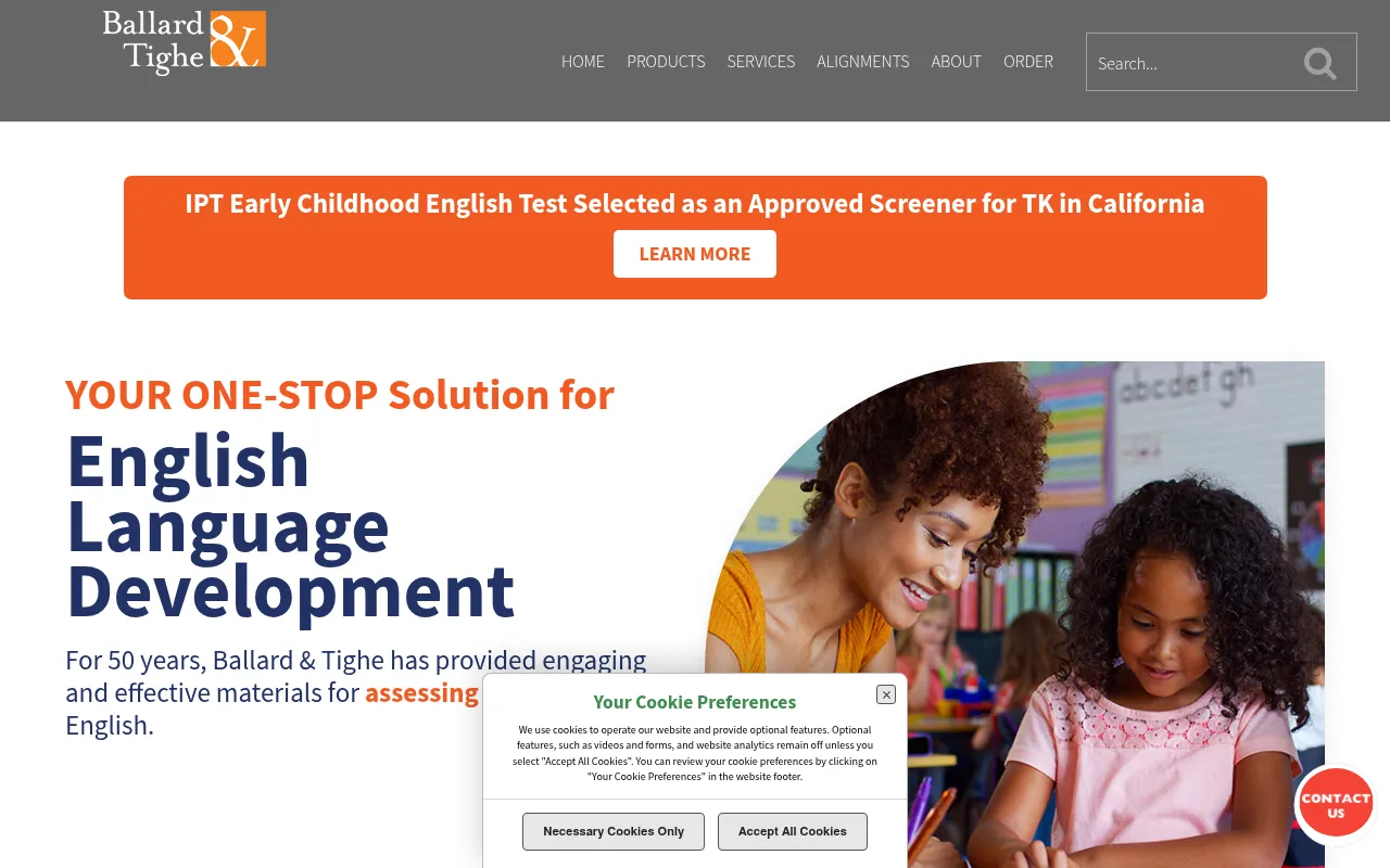 Screenshot of ballard-tighe.com