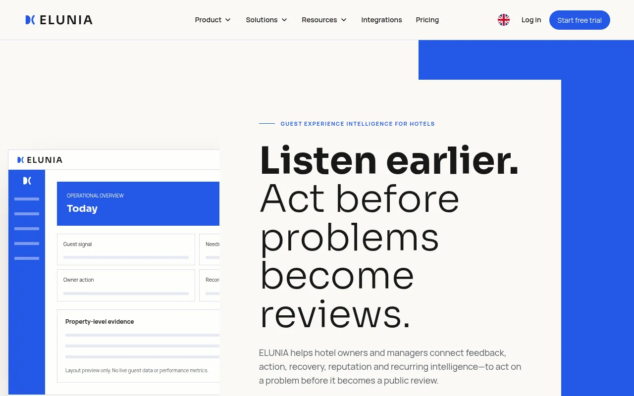 Screenshot of getelunia.com