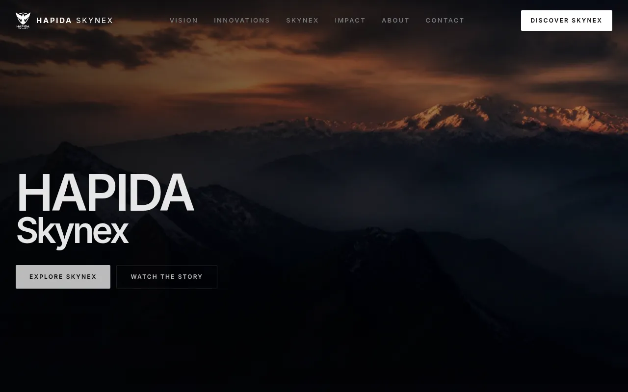Screenshot of hapida-skynex.com