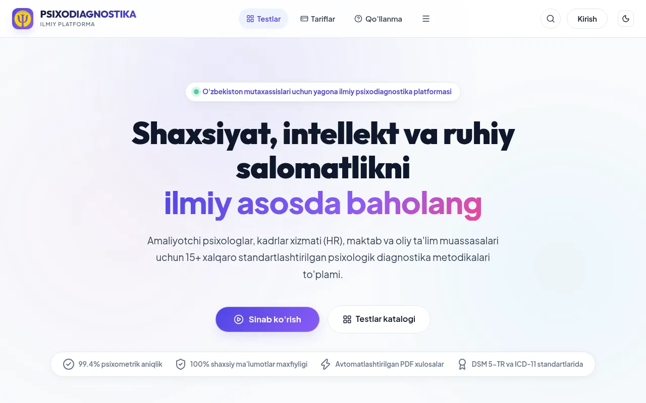 Screenshot of psixodiagnostika.com
