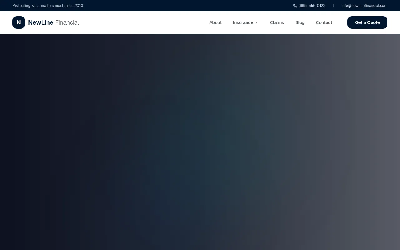 Screenshot of newline-financial.vercel.app