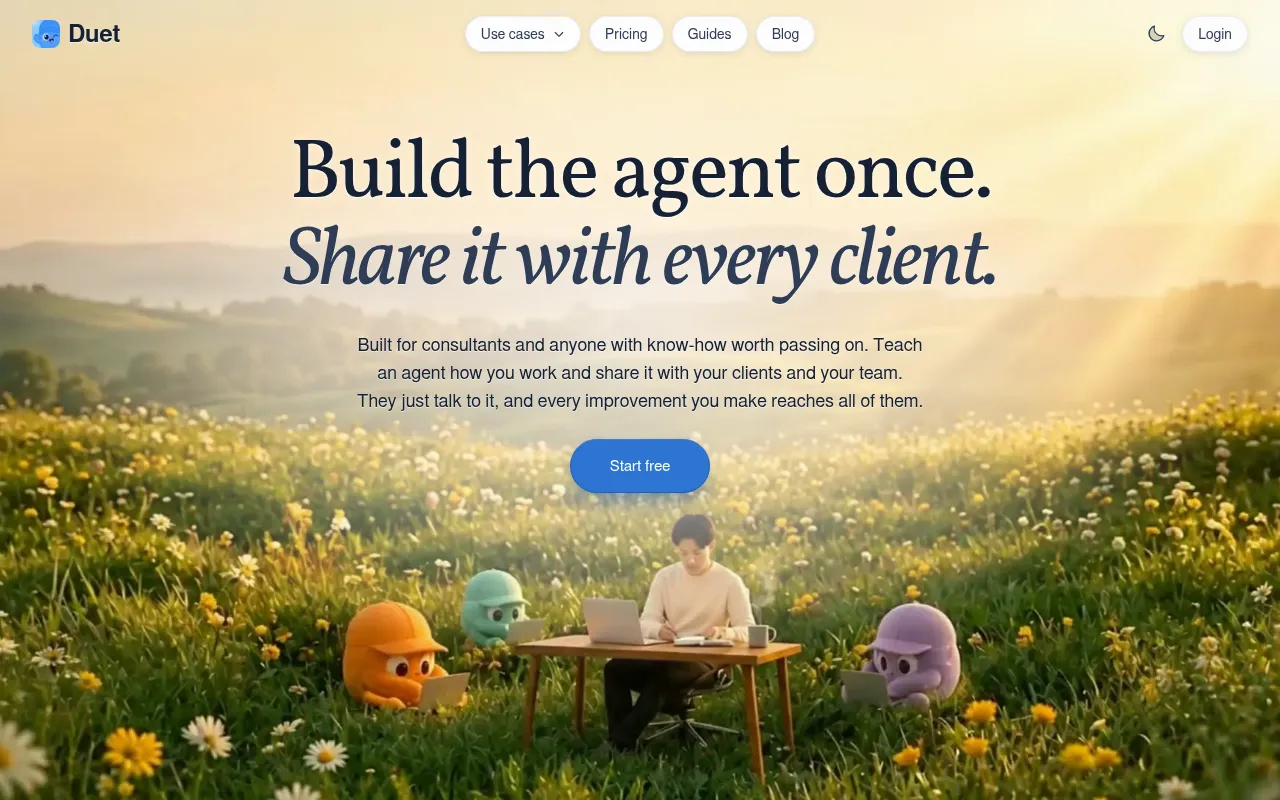 Screenshot of duet.so